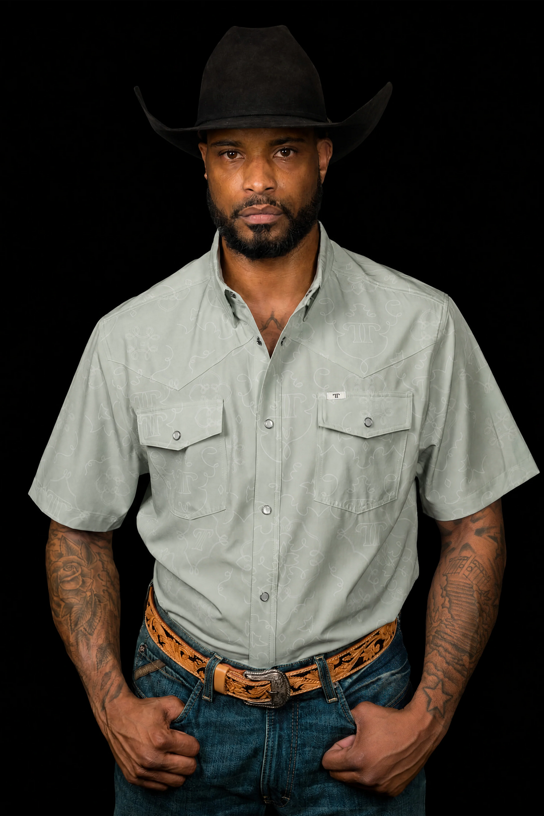 The Carson Short Sleeve Pearl Snap Shirt