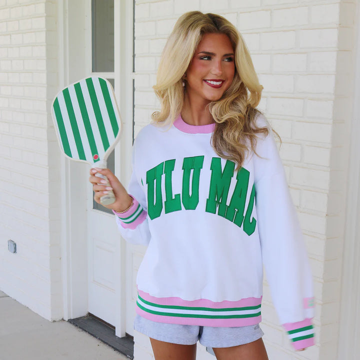 Lulu Mac Sporty Stitched Sweatshirt