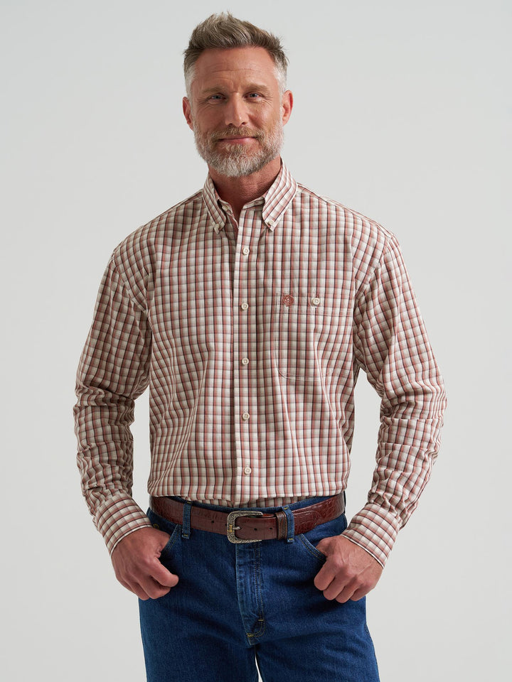 Wrangler Men's George Strait One Pocket LS Shirt