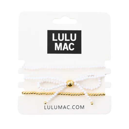 Lulu Mac Bow Stretch Bracelet