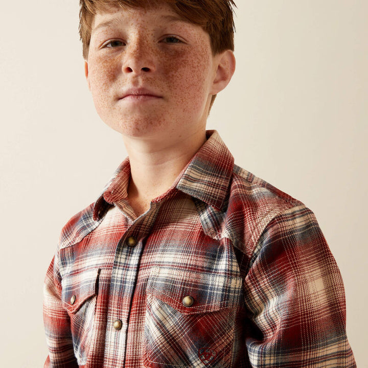 BR Ariat Boys Harper Retro Classic Fit LS Shirt