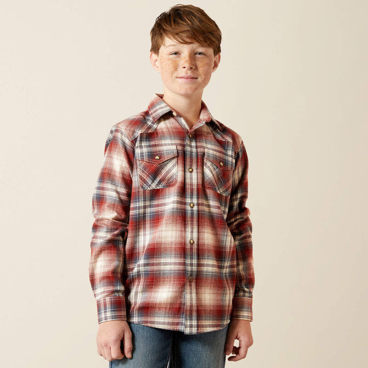 BR Ariat Boys Harper Retro Classic Fit LS Shirt