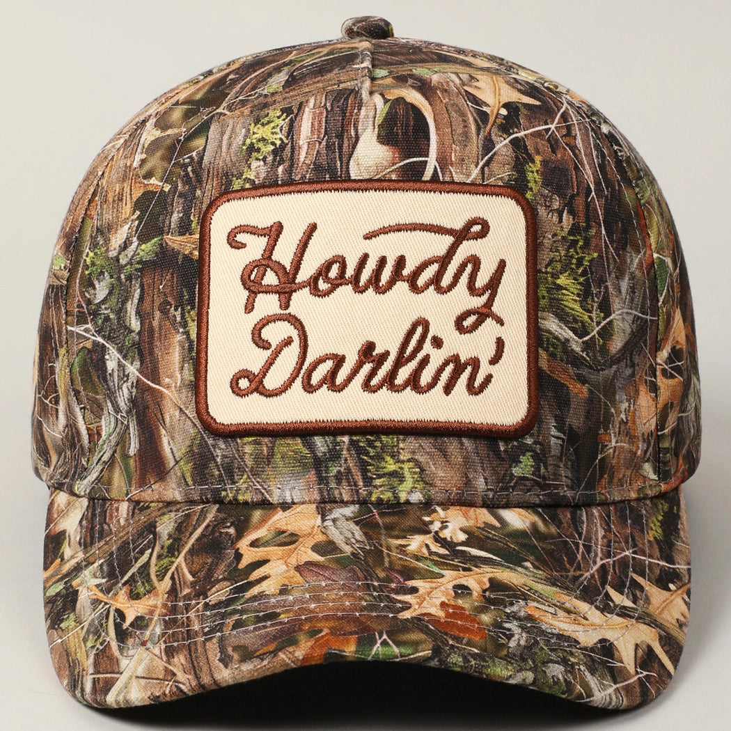 Howdy Darlin' Embroidery Patch Cap