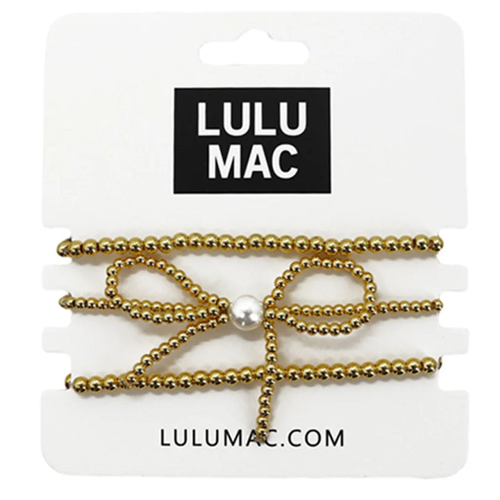 Lulu Mac Bow Stretch Bracelet
