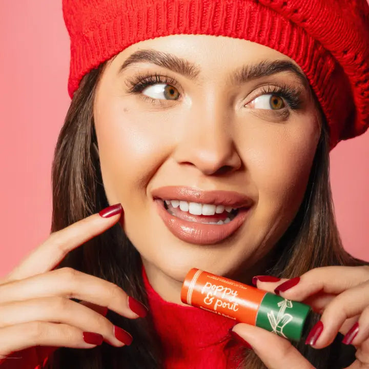 Poppy & Pout Holiday Lip Balm