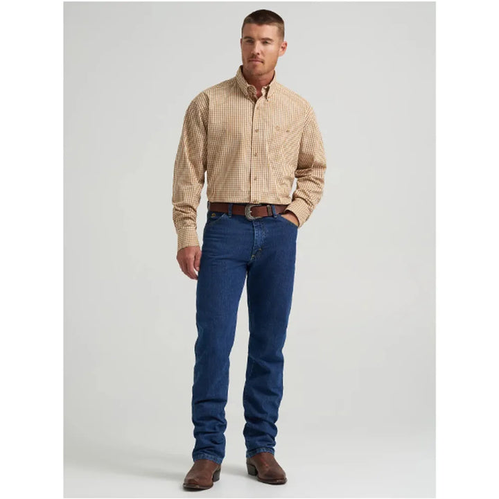 Wrangler Men's George Strait One Pocket Long Sleeve Shirt
