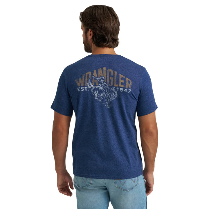 Wrangler Men's Bucking Horse Logo Tee
