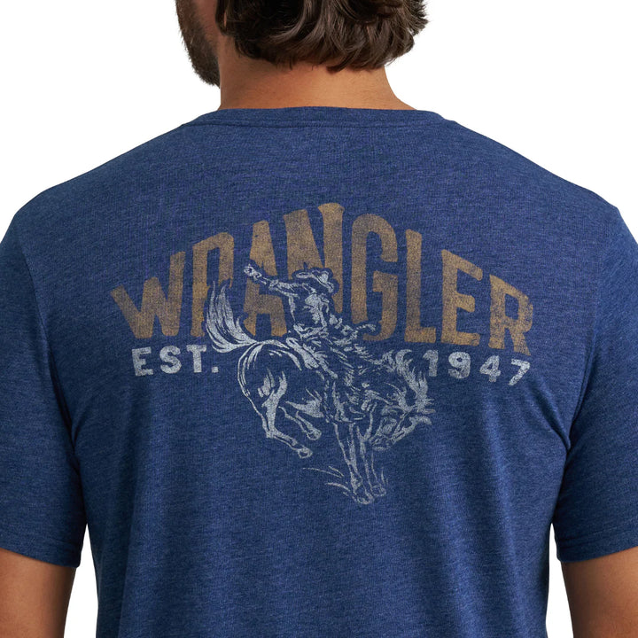 Wrangler Men's Bucking Horse Logo Tee