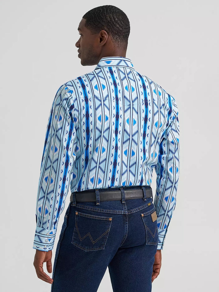 Wrangler Men's Checotah Western Snap LS Shirt