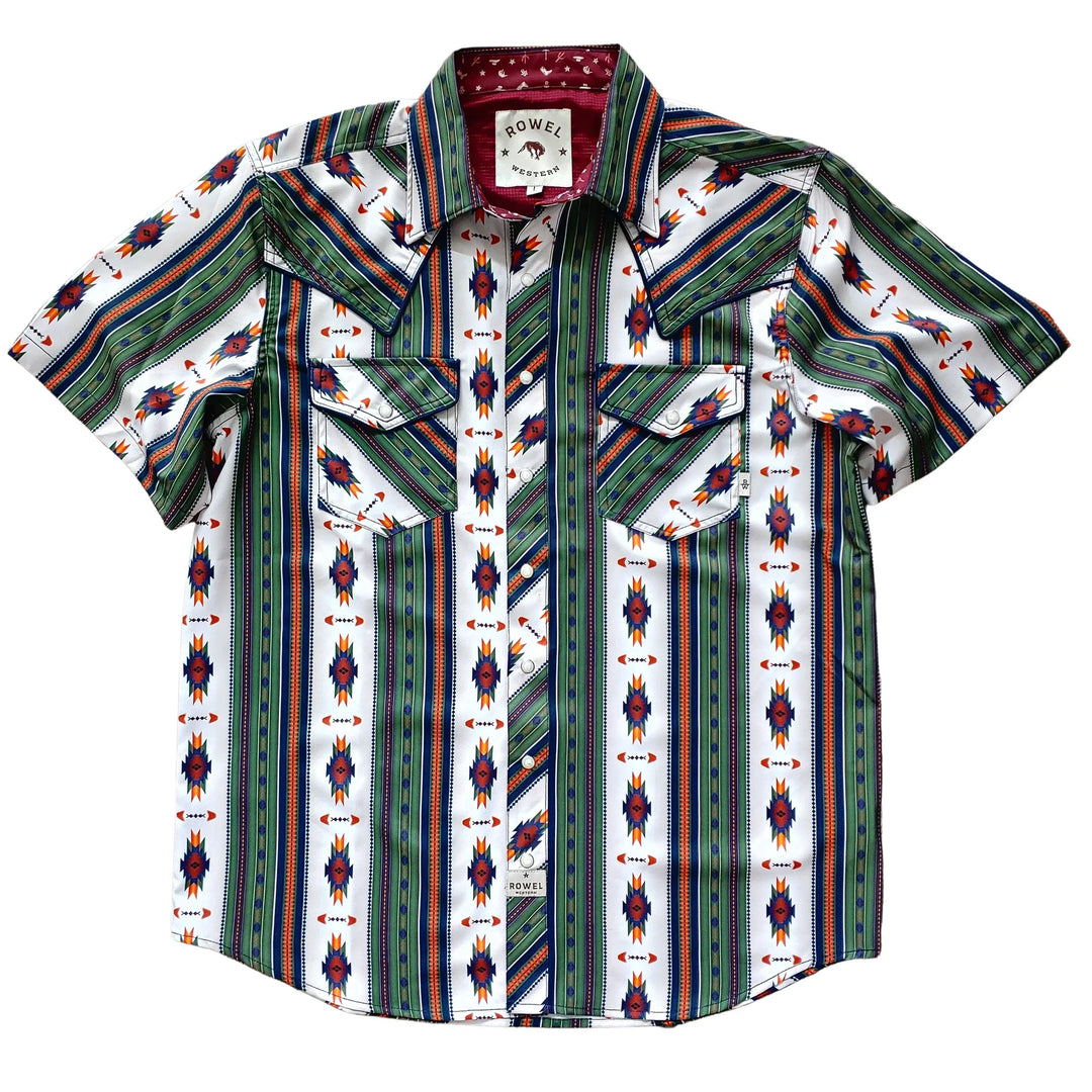 Rowel Western Performance Tech Short Sleeve Shirt (Discontinued Colors)