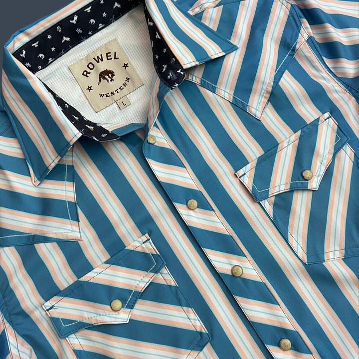 RW Performance SS Shirt - Peachy Blue