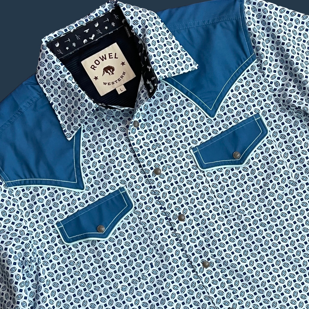 RW Performance SS Shirt - Blue Diamond