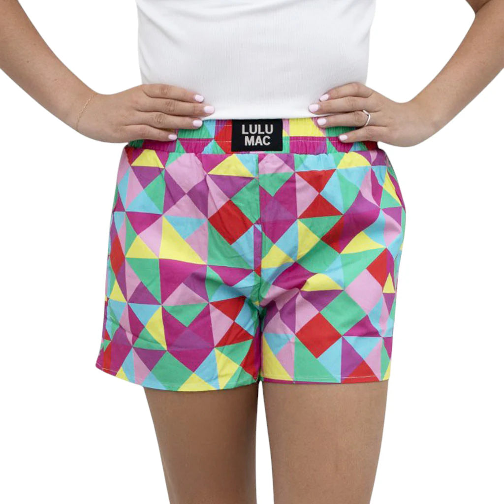 Lulu Mac Kaleidoscope Boxer Shorts