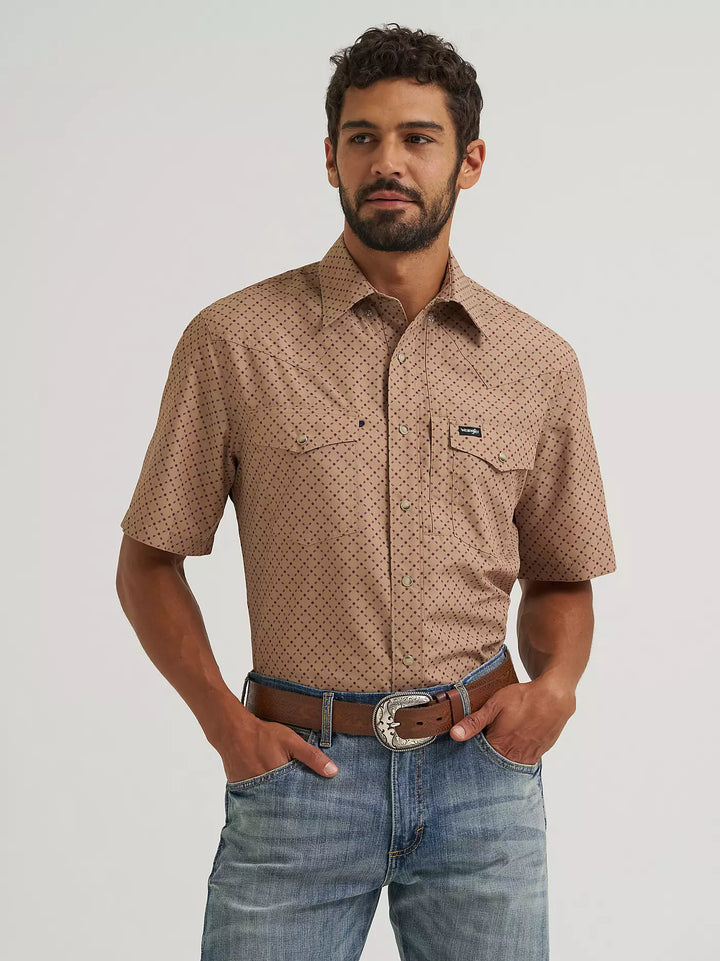 Wrangler Men's ATG Western Performance SS Shirt