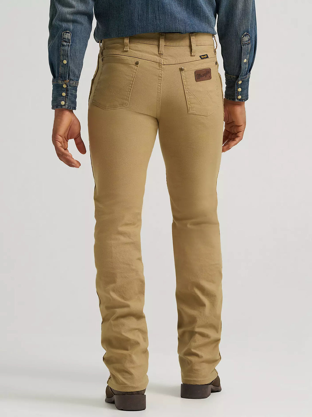 Wrangler Men's Tough Comfort Cowboy Cut Slim Fit Canvas Jeans