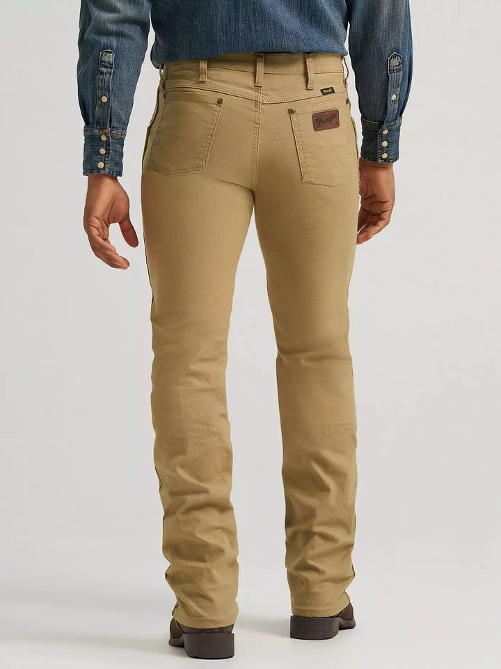 Wrangler Men's Tough Comfort Cowboy Cut Slim Fit Canvas Jeans