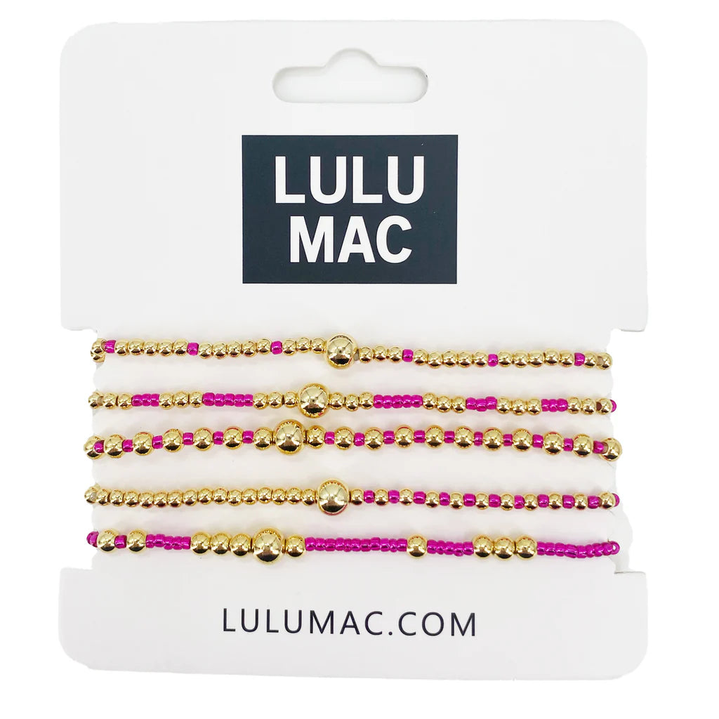 Lulu Mac Stretch Bracelets - Set of 5