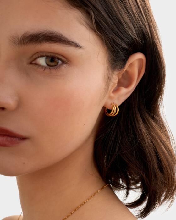 Katie Loxton Laia Illusion Hoop Earrings