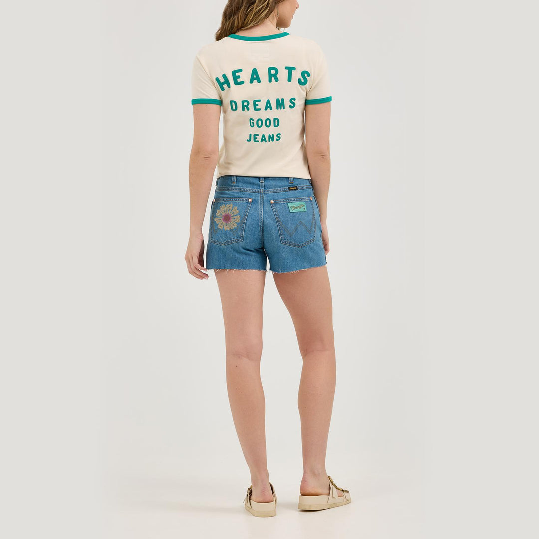 Wrangler X Lainey Wilson Embroidered Cowboy Short