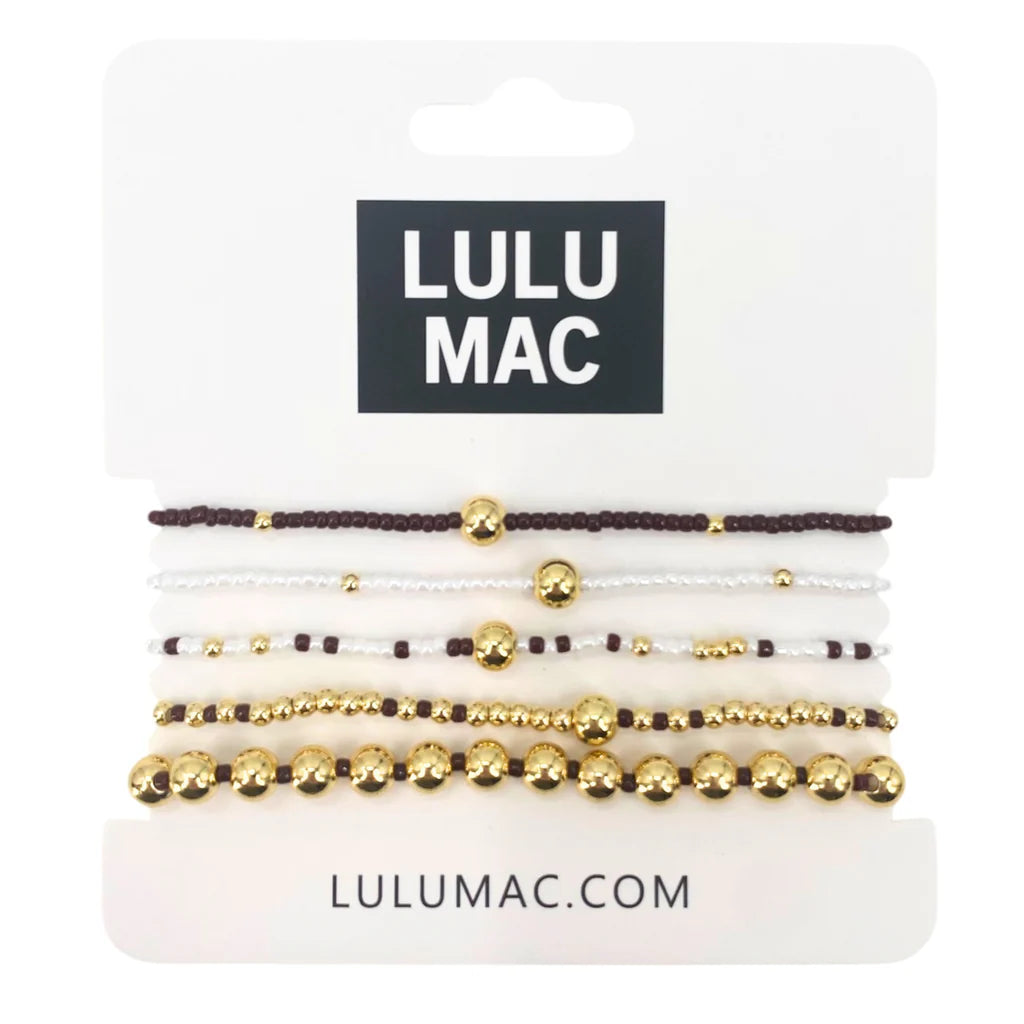 Lulu Mac Stretch Bracelets - Set of 5