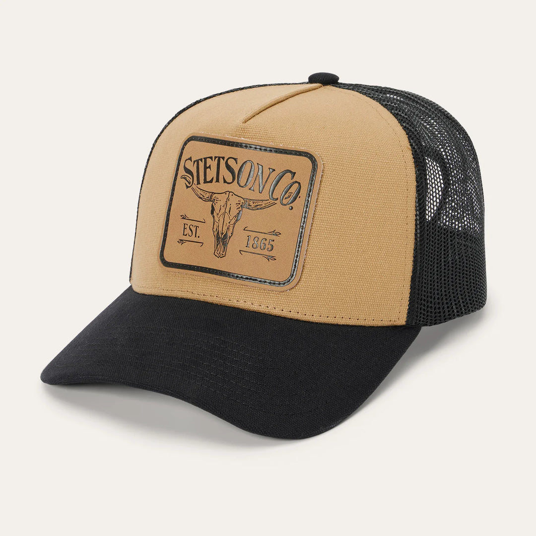 Stetson Longhorn Patch Trucker Hat