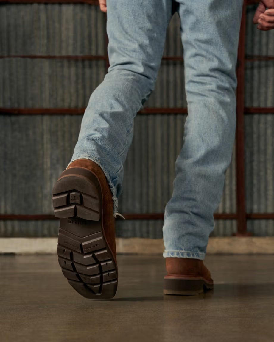The Tecovas LongHaul Waterproof Square Soft Toe Work Boot with Temp Control