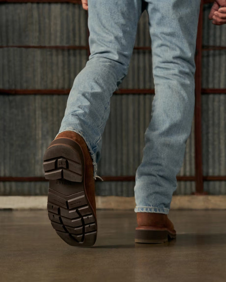 The Tecovas LongHaul Waterproof Square Soft Toe Work Boot with Temp Control