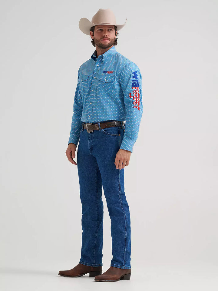 Wrangler Men's Logo LS Shirt