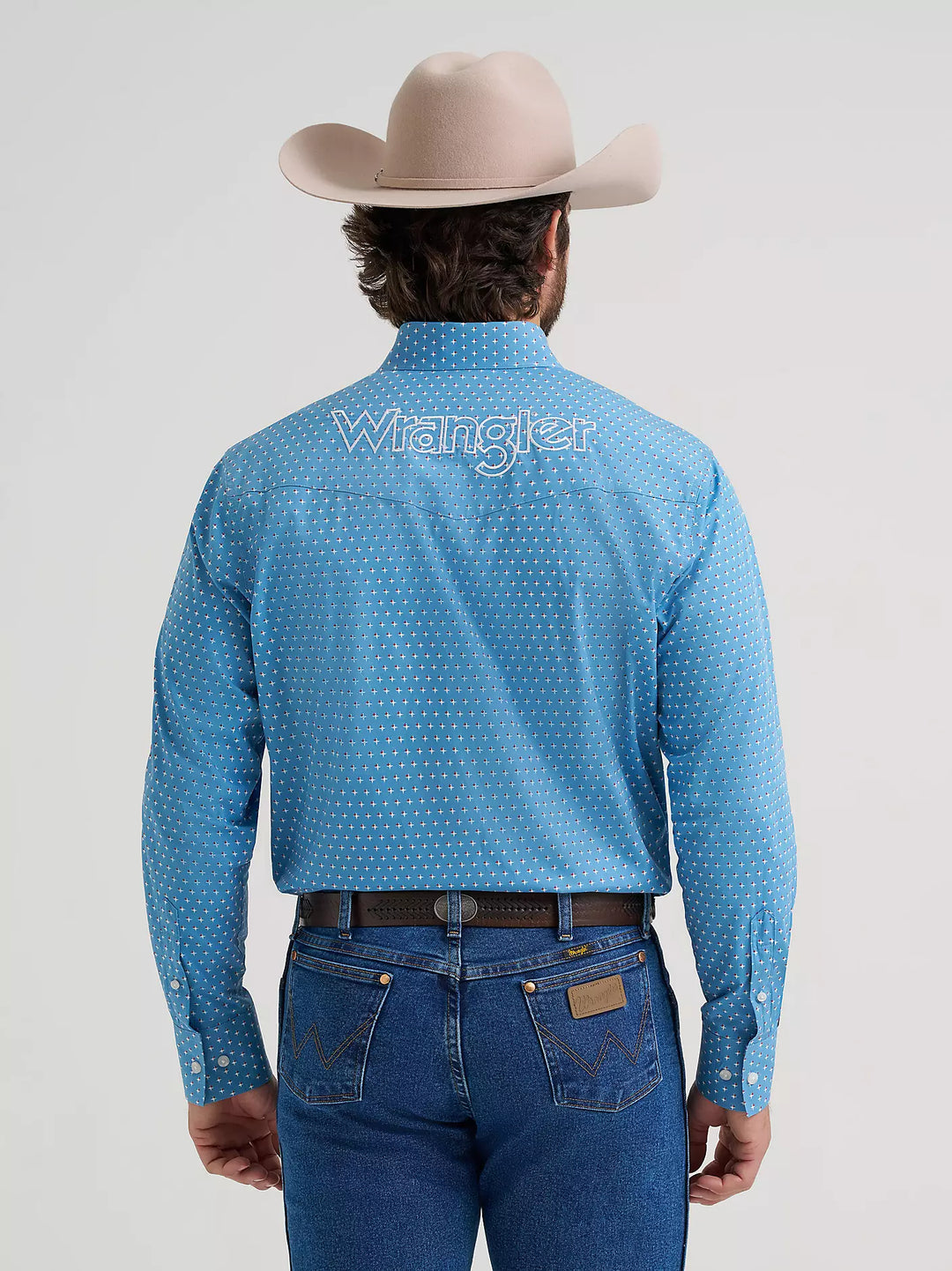 Wrangler Men's Logo LS Shirt