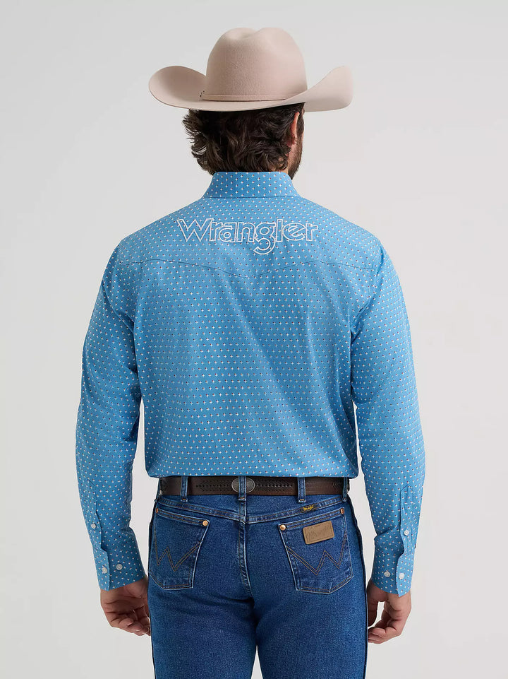 Wrangler Men's Logo LS Shirt