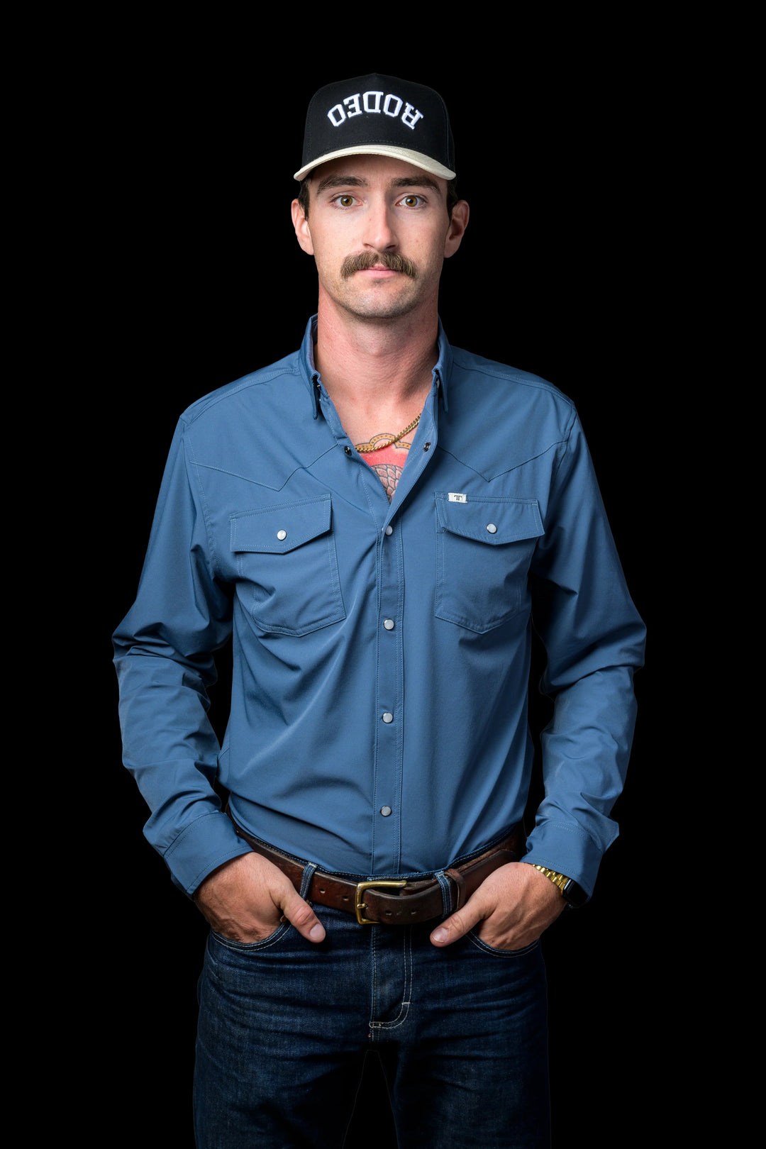 The Ferrell Core Long Sleeve Snap Shirt