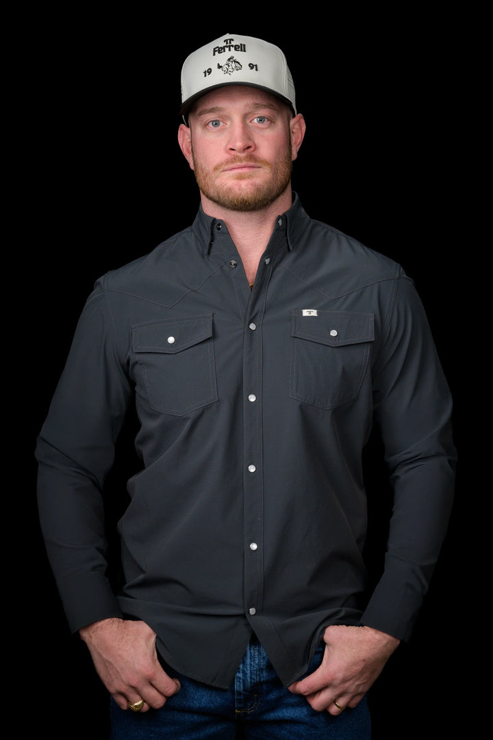 The Ferrell Core Long Sleeve Snap Shirt
