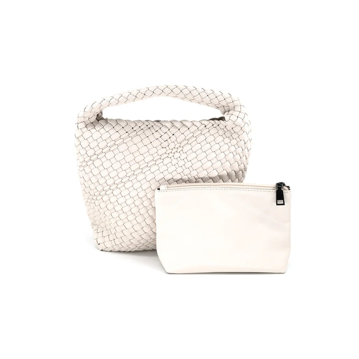 B&C Woven Mini Hobo Bag