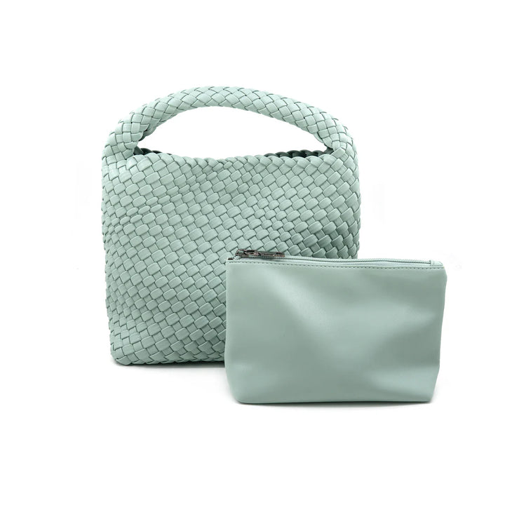 B&C Woven Mini Hobo Bag