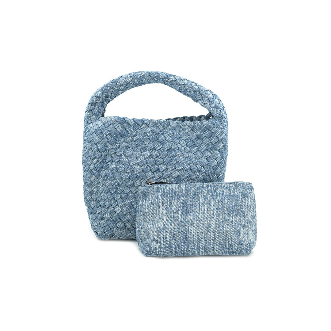 B&C Woven Mini Hobo Bag