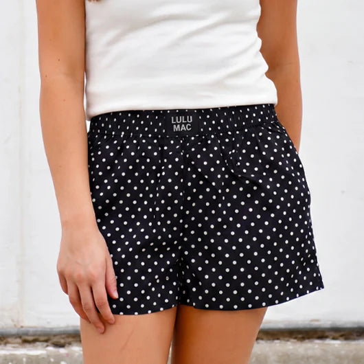 Lulu Mac Polka Dot Shorts - Mini Dots
