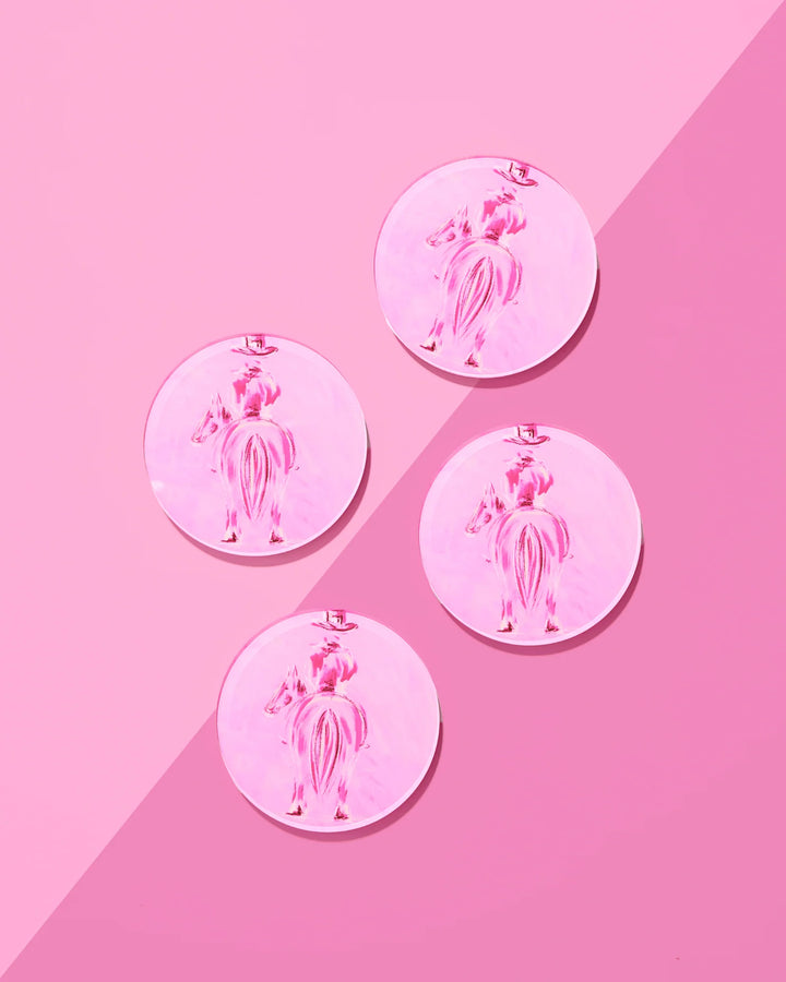 Tart By Taylor Acrylic Coasters - Set of 4