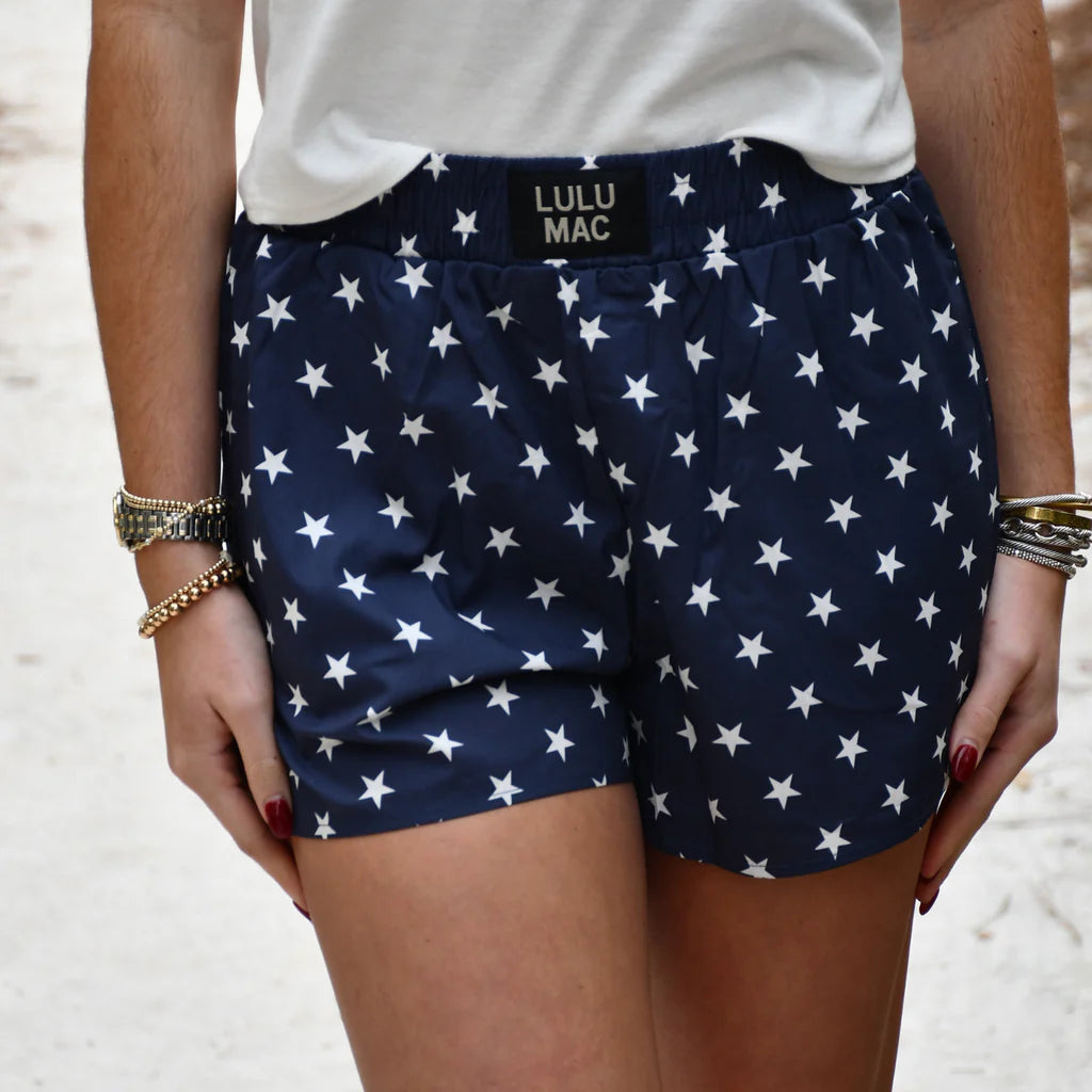 Lulu Mac Star Boxer Shorts
