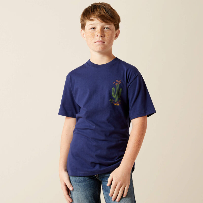BR Ariat Boys Neon Cactus T-Shirt