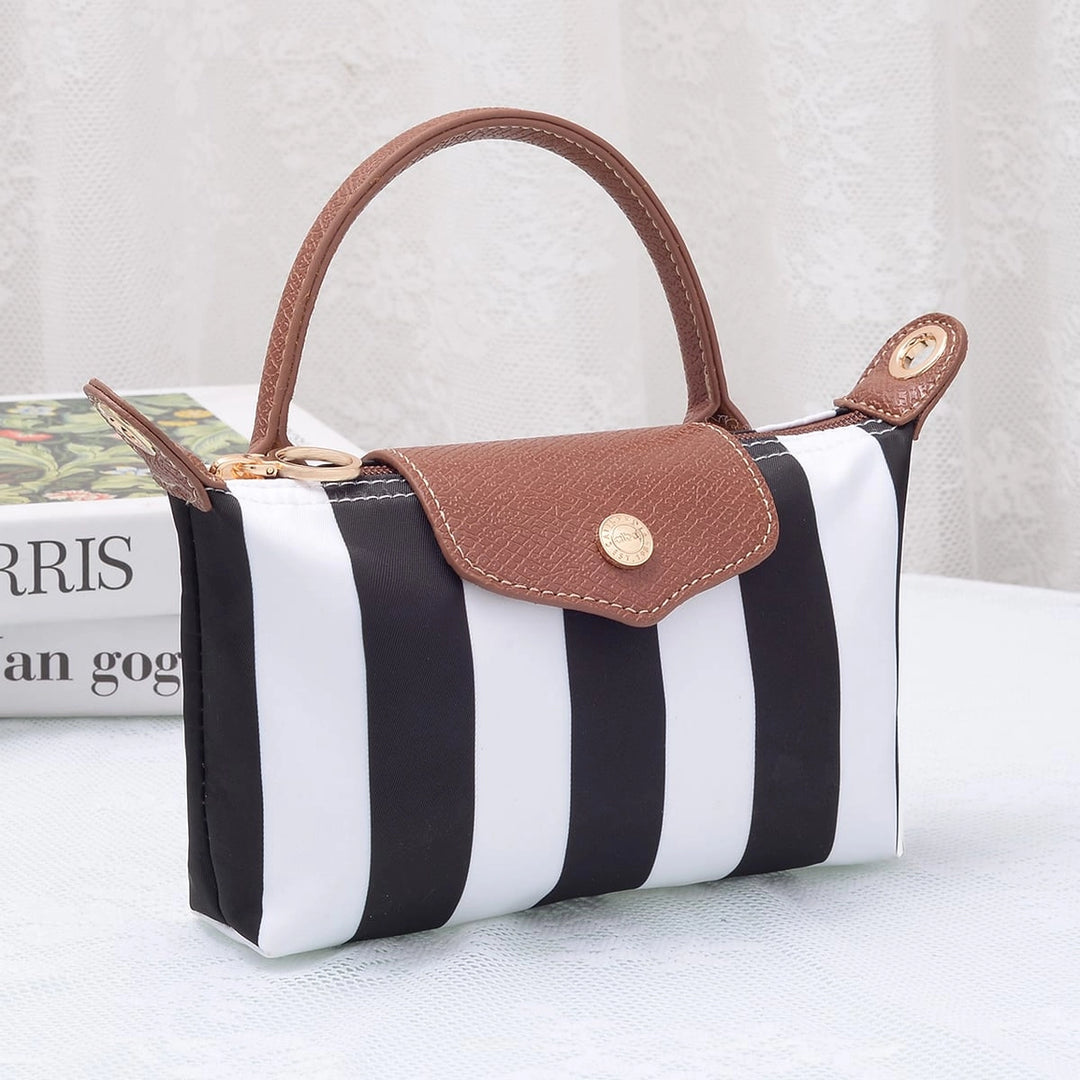 MW Nova Striped Nylon Mini Crossbody Bag