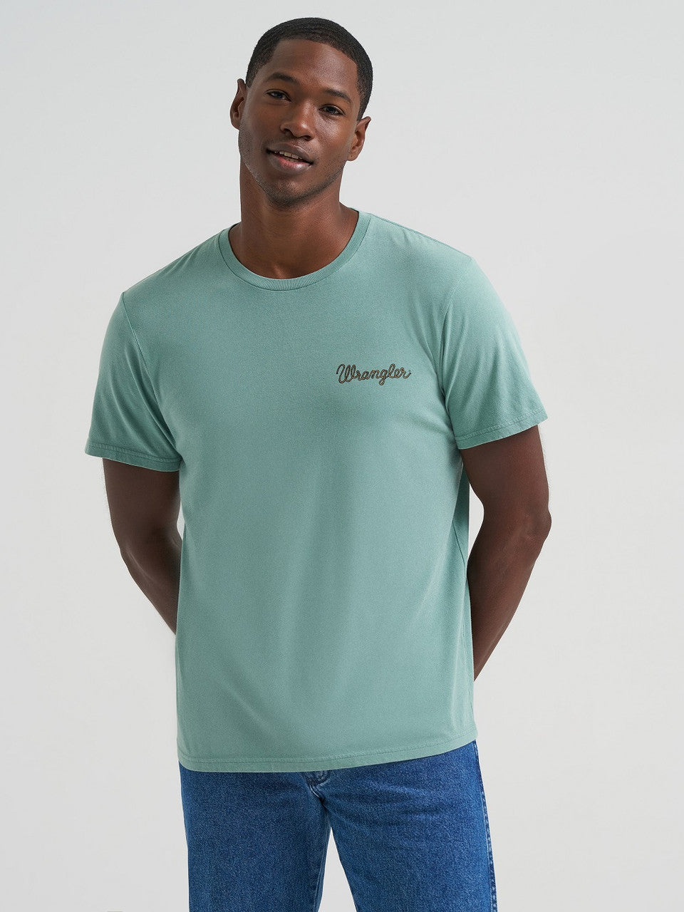 Wrangler Men's Kneeling Cowboy Tee