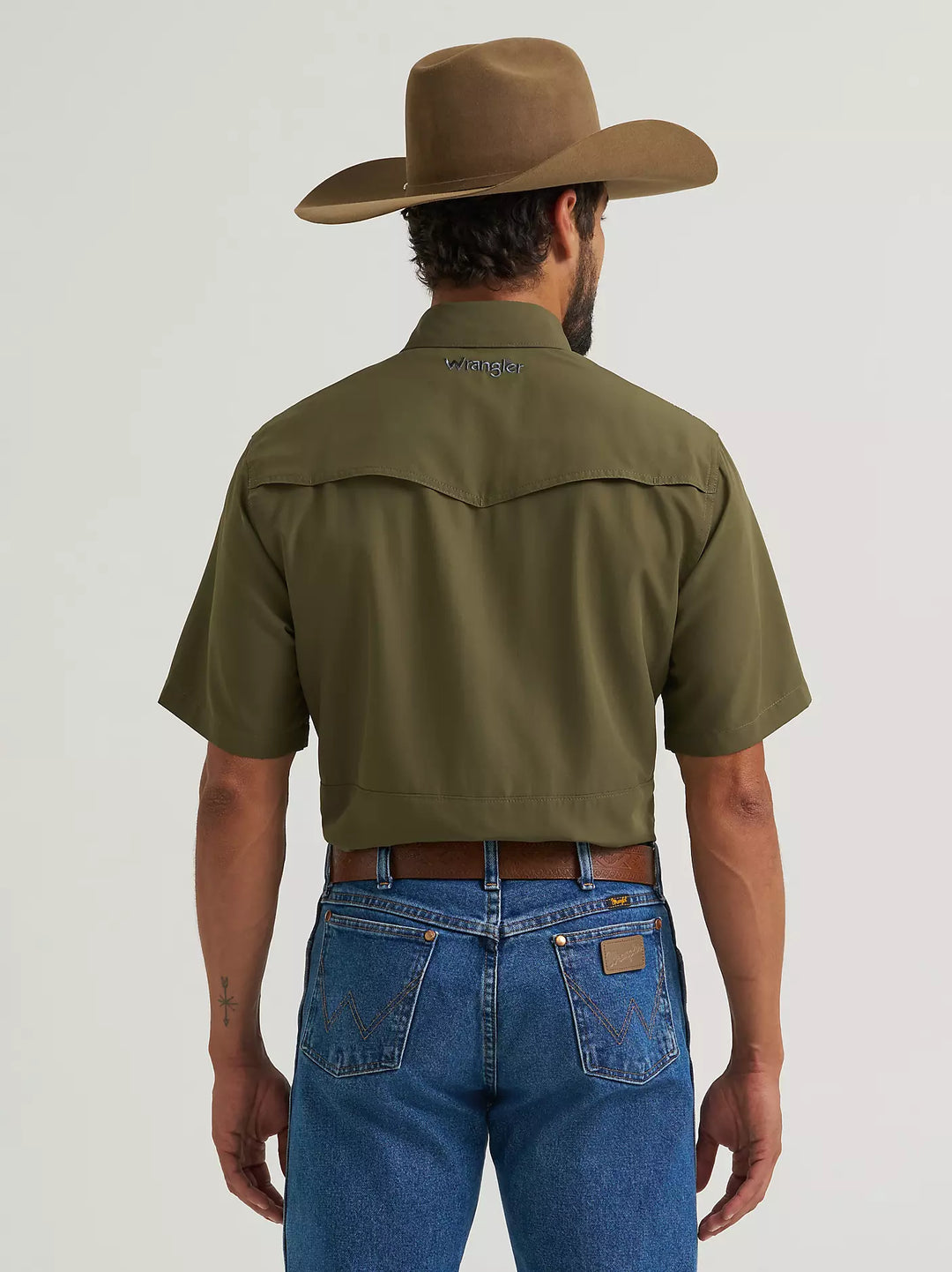 Wrangler Men's ATG Western Performance SS Shirt