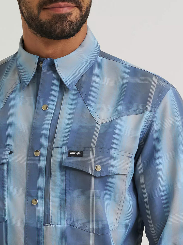 Wrangler Men's ATG Western Performance LS Shirt