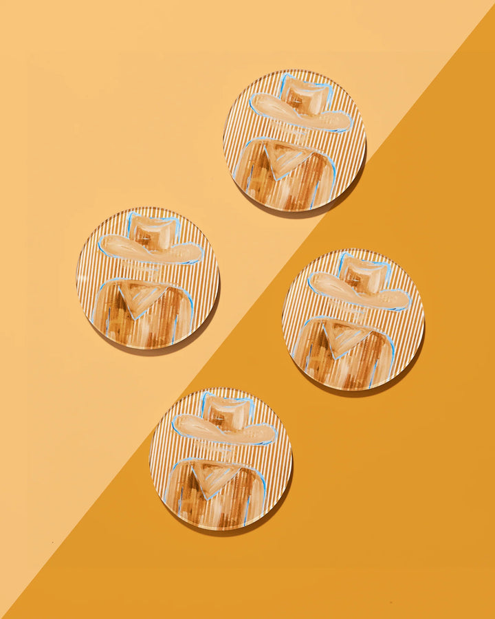 Tart By Taylor Acrylic Coasters - Set of 4