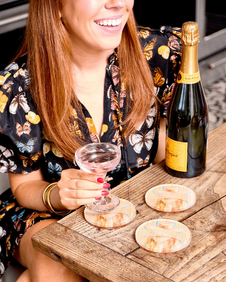 Tart By Taylor Acrylic Coasters - Set of 4