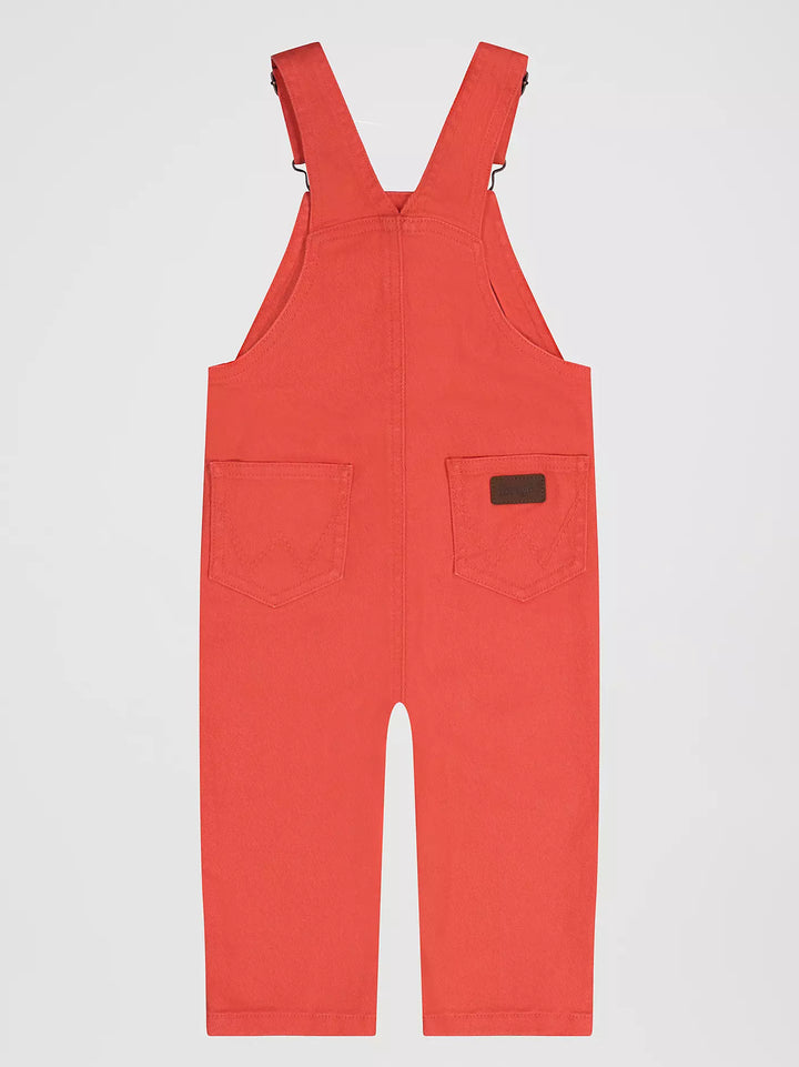 Wrangler Baby Girl Colorwash Denim Overalls