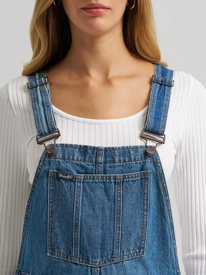 Wrangler Women's Retro Bailey Wide Leg Overalls