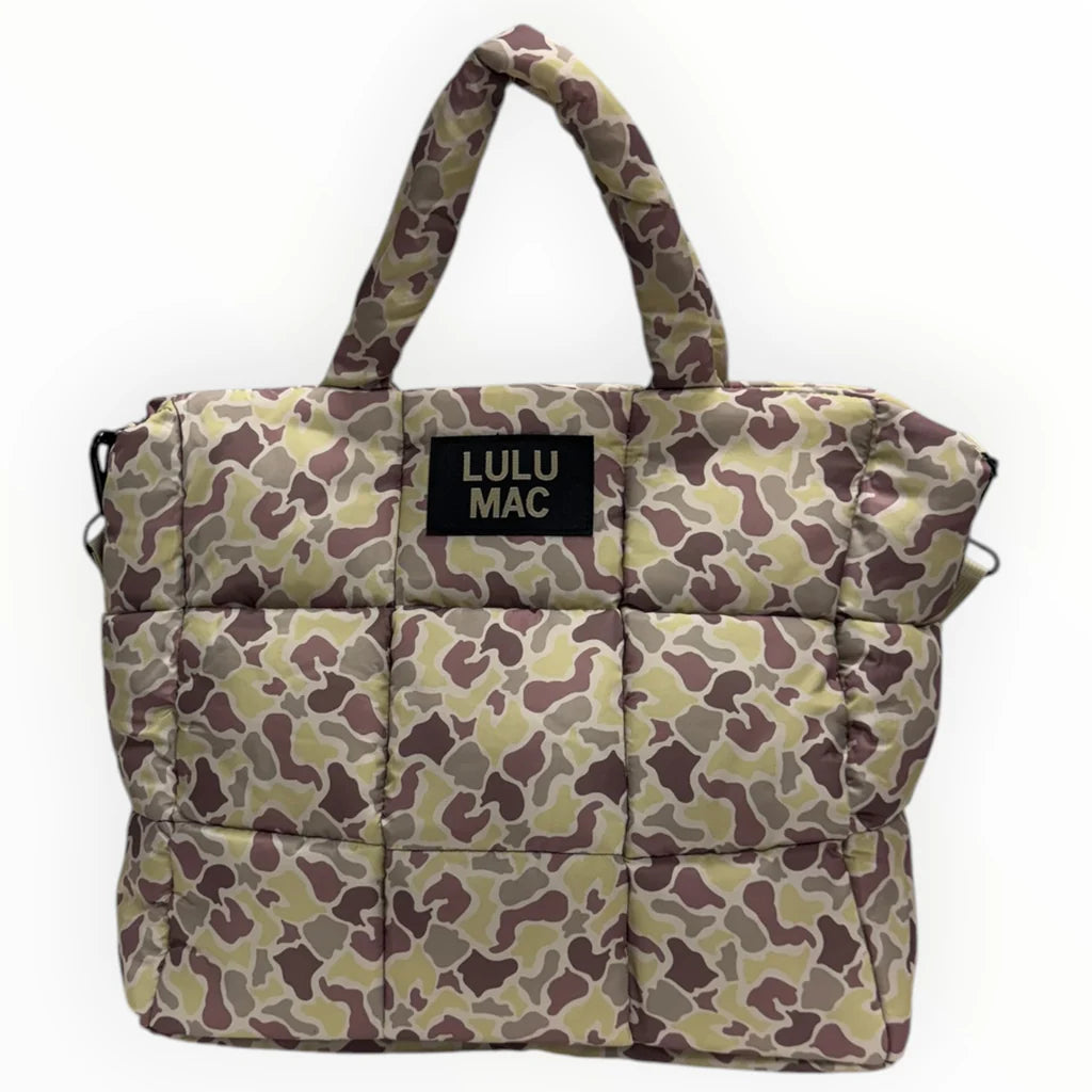Lulu Mac Metallic Puffer Bag