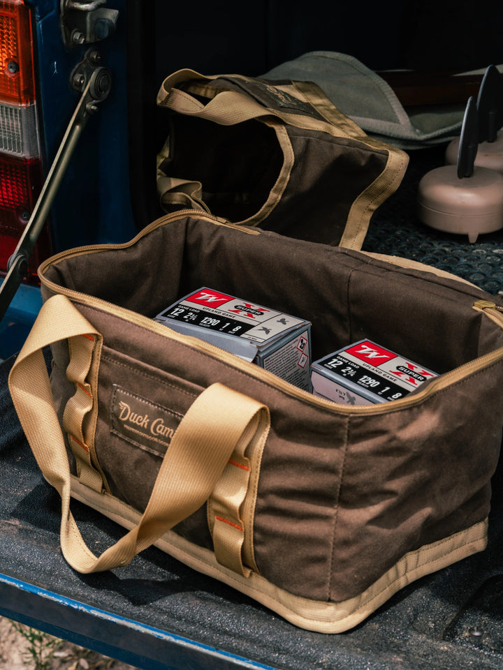 Duck Camp Ammo Tote - Pin Oak/Wheat