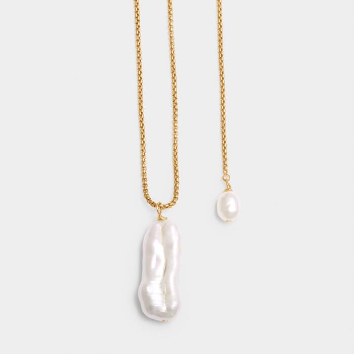 Katie Loxton Pearl Lariat Necklace